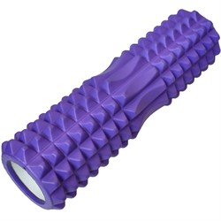 B33119 Ролик для йоги (фиолетовый) 45х13см ЭВА/АБС - фото 182712