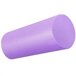 E39103-3 Ролик для йоги полумягкий Профи 30x15cm (фиолетовый) (ЭВА) - фото 182725