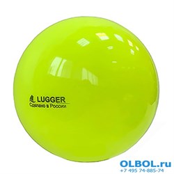 Мяч для художественной гимнастики однотонный, d=15 см (желтый) - фото 183329