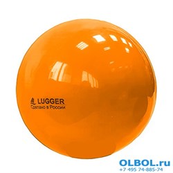 Мяч для художественной гимнастики однотонный, d=19 см (оранжевый) - фото 183344