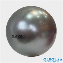 Мяч для художественной гимнастики однотонный, d=19 см (серебро) - фото 183346