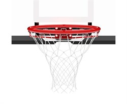 Кольцо баскетбольное DFC R2 45см (18") оранж./красное (б/крепежа и сетки) - фото 184935