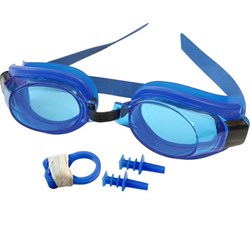 Очки для плавания юниорские (темно синие) E36870-3 - фото 185078