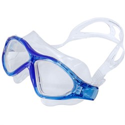 Очки маска для плавания взрослая (синие) E36873-1 - фото 185092