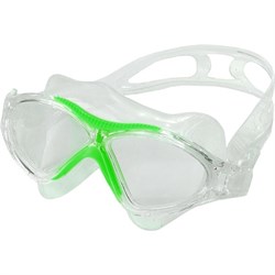 Очки маска для плавания взрослая (зеленые) E36873-6 - фото 185094