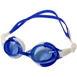 Очки для плавания (бело/синие) E36884 - фото 185103