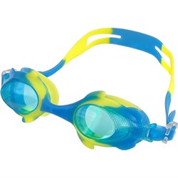R18166-3 Очки для плавания детские/юниорские (голубой/желтый) - фото 185174