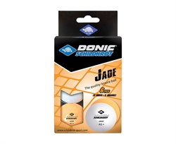 Мячики для н/тенниса DONIC JADE 40+ 6 штук, белый + оранжевый 608509 - фото 185487