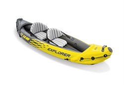 Лодка / байдарка надувная  двухместная  Intex 68307 EXPLORER K2  + насос и весла - фото 185793