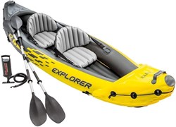 Лодка / байдарка надувная  двухместная  Intex 68307 EXPLORER K2  + насос и весла - фото 185797