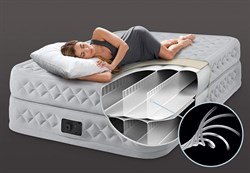 Надувная кровать Intex 64490 (152х203х51) см, эл. насос - фото 186000