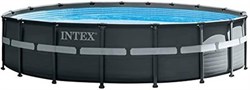 Каркасный бассейн Ultra XTR Frame Intex 26330 + песочный фильтр насос 7900 л/ч, лестница, тент, подстилка (549х132) - фото 186506