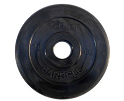 Диск обрезиненный BARBELL ATLET 15 кг / диаметр 51 мм - фото 187437