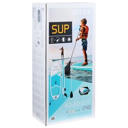 Intex 68241 Доска надувная / SUP-доска для плавания с насосом и веслом (244х76х13см) - фото 187619