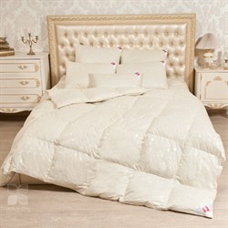 Одеяло Легкие сны Камелия теплое - 85% пуха, 15% пера - фото 187774