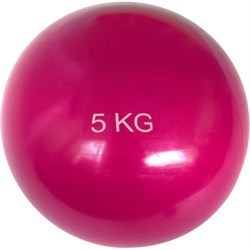 MB5 Медбол 5 кг., d-19см. (красный) (E41880) - фото 188361
