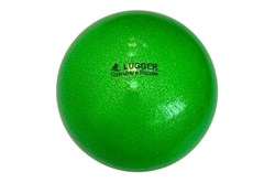 Мяч для художественной гимнастики однотонный, d=15 см (зеленый с блестками) - фото 188559