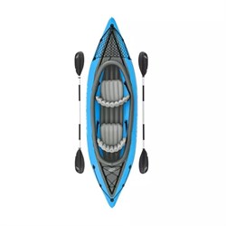 BestWay 65131 / Надувная байдарка Champion-X2 двухместная 331х88 см + насос и весла - фото 189929