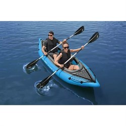 BestWay 65131 / Надувная байдарка Champion-X2 двухместная 331х88 см + насос и весла - фото 189936