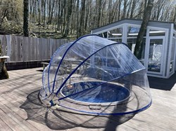 Круглый павильон Pool tent  размер d 360 см / размер бассейна до 2,4 метров - фото 190024