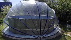 Круглый павильон Pool tent  размер d 550 см / размер бассейна до  до 4,4 метров - фото 190051