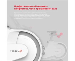 Велотренажер YESOUL Smart Spinning bike V1 PLUSE белый : V1PLUSE WHITE - фото 192047