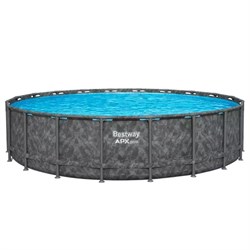 Bestway 561KE / Каркасный бассейн "APX 365" /610х132см/ + песочный фильтр-насос, лестница, тент, полисферы - фото 194273