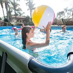 Intex 26364 / Каркасный бассейн / 732х366х132см / Ultra XTR Rectangular Frame+песочный фильр 7900 л/ч, лестница, тент, подстилка - фото 194751