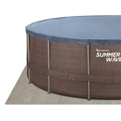 Каркасный бассейн / 366х122 / Summer Waves P20-1248-S + песочный фильтр, лестница, тент, подстилка, набор для чистки, скиммер - фото 194868 Каркасный бассейн / 366х122 / Summer Waves P20-1248-S + песочный фильтр, лестница, тент, подстилка, набор для чистки, скиммер - фото 194868