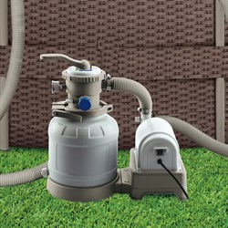 Каркасный бассейн / 366х132см / Summer Waves P20-1252-S +песочный фильт насос, лестница, тент, подстилка, набор для чистки DELUXE, скиммер - фото 194914