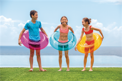 Надувной круг Intex Прозрачный Intex 59260  (76см) от 8 лет - фото 194926