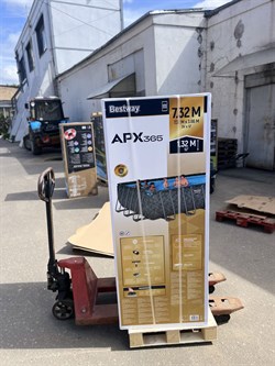 Bestway 561KG / Каркасный прямоугольный бассейн - "APX" 365  /732х366х132см / + песч.фил-нас, лестн, тент, полисферы - фото 194950