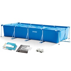 Intex 28273 / Прямоугольный каркасный бассейн / 450х220х84 см - фото 195086