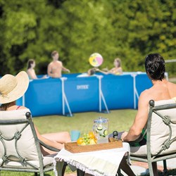 Intex 28273 / Прямоугольный каркасный бассейн / 450х220х84 см - фото 195087