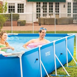 Intex 28273 / Прямоугольный каркасный бассейн / 450х220х84 см - фото 195088