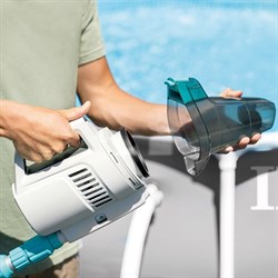 Intex 28628 Пылесос аккумуляторный ручной, для ухода за бассейнном и SPA / 100 минут / 64 л/м - фото 195120