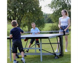 Всепогодный теннисный стол Donic Outdoor Roller 1000 синий 230291-B - фото 195285