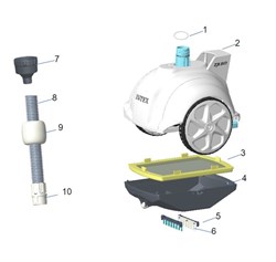 Intex 28007 / ZX50  Робот-пылесос для бассейна для бассейна - фото 195481 Intex 28007 / ZX50  Робот-пылесос для бассейна для бассейна - фото 195481