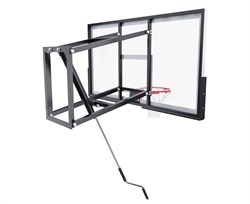 Баскетбольный щит DFC со съёмным регулятором высоты, стекло 8 мм, 152 х 80 см / TG8MM152 - фото 195647