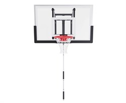 Баскетбольный щит DFC со съёмным регулятором высоты, поликарбонат 2 мм, 110 х 70 см / PC2MM110 - фото 195757