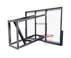 Баскетбольный щит DFC со съёмным регулятором высоты, стекло 6 мм, 136 х 80 см / TG6MM136 - фото 196106