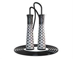 Спортивная скакалка DFC с подшипниками / 300 см / серая TF-SR50G - фото 196270