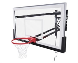 Баскетбольный щит DFC со съёмным регулятором высоты, стекло 12 мм, 180 х 105 см TG12MM180 - фото 196664