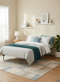 Раскладушка премиум класса Бенилюкс двуспальная с матрасом (200х130х40см) - фото 196702