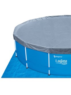 Каркасный бассейн / 305х106см / Laguna Vista P20-1042-Z + лестница, подстилка, тент - фото 196933