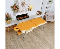 Массажный стол DFC NIRVANA Elegant PREMIUM, цвет оранжево-бежевый TS2010_OB2 / 211х97х89 см - фото 197089