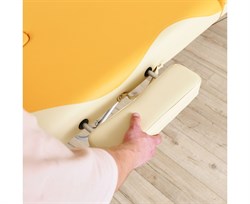 Массажный стол DFC NIRVANA Elegant PREMIUM, цвет оранжево-бежевый TS2010_OB2 / 211х97х89 см - фото 197092