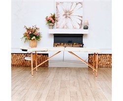 Массажный стол DFC NIRVANA, Optima, дерев. ножки, цвет кремовый (Cream) TS20110S_C / 186х60х84 см - фото 197247