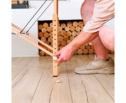 Массажный стол DFC NIRVANA, Optima, дерев. ножки, цвет кремовый (Cream) TS20110S_C / 186х60х84 см - фото 197254