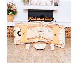 Массажный стол DFC NIRVANA, Optima, дерев. ножки, цвет кремовый (Cream) TS20110S_C / 186х60х84 см - фото 197255